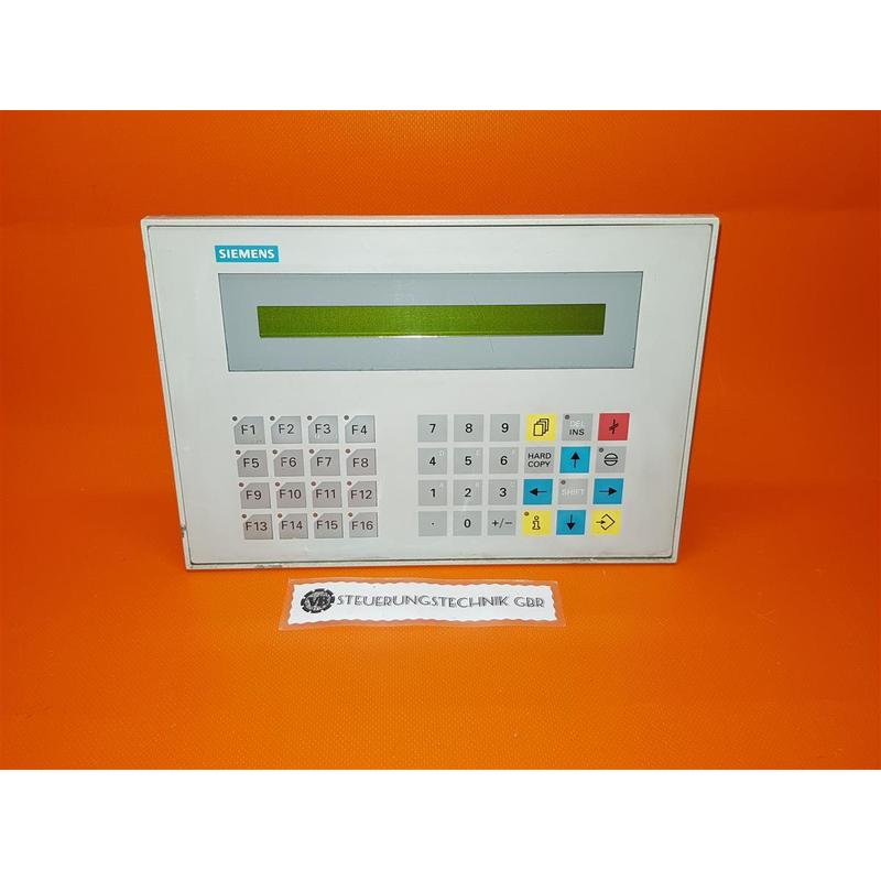 Panneau D'Opérateur Siemens OP 15-A Type: 6AV3515-1EB00 / E