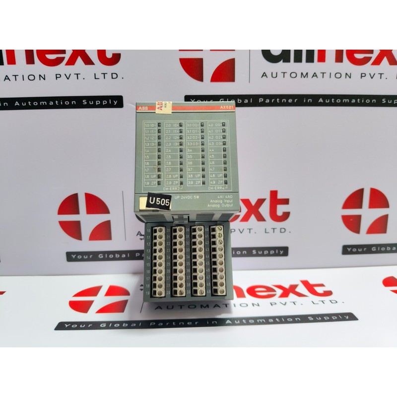 ABB AX521 模拟输入/输出模块 24 V 直流 5W