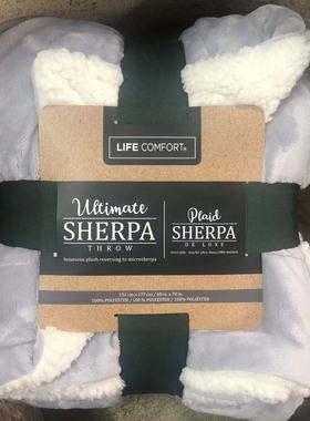 *2025新款*昆凌同款美国Life Comfort Ultimate毛毯羊羔毯午睡毯