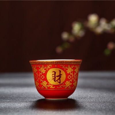 佛堂仙堂供酒杯 进宝神仙道小酒杯供水杯 供奉酒杯茶杯财神杯