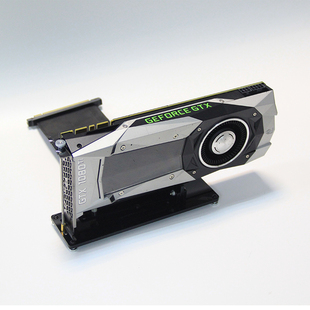 显卡支架90度立式底座笔记本外置显卡支架显卡延长支架竖装