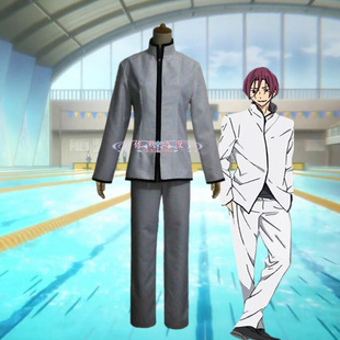 free男子游泳部cos 鲛柄学园 松冈凛cosplay服装