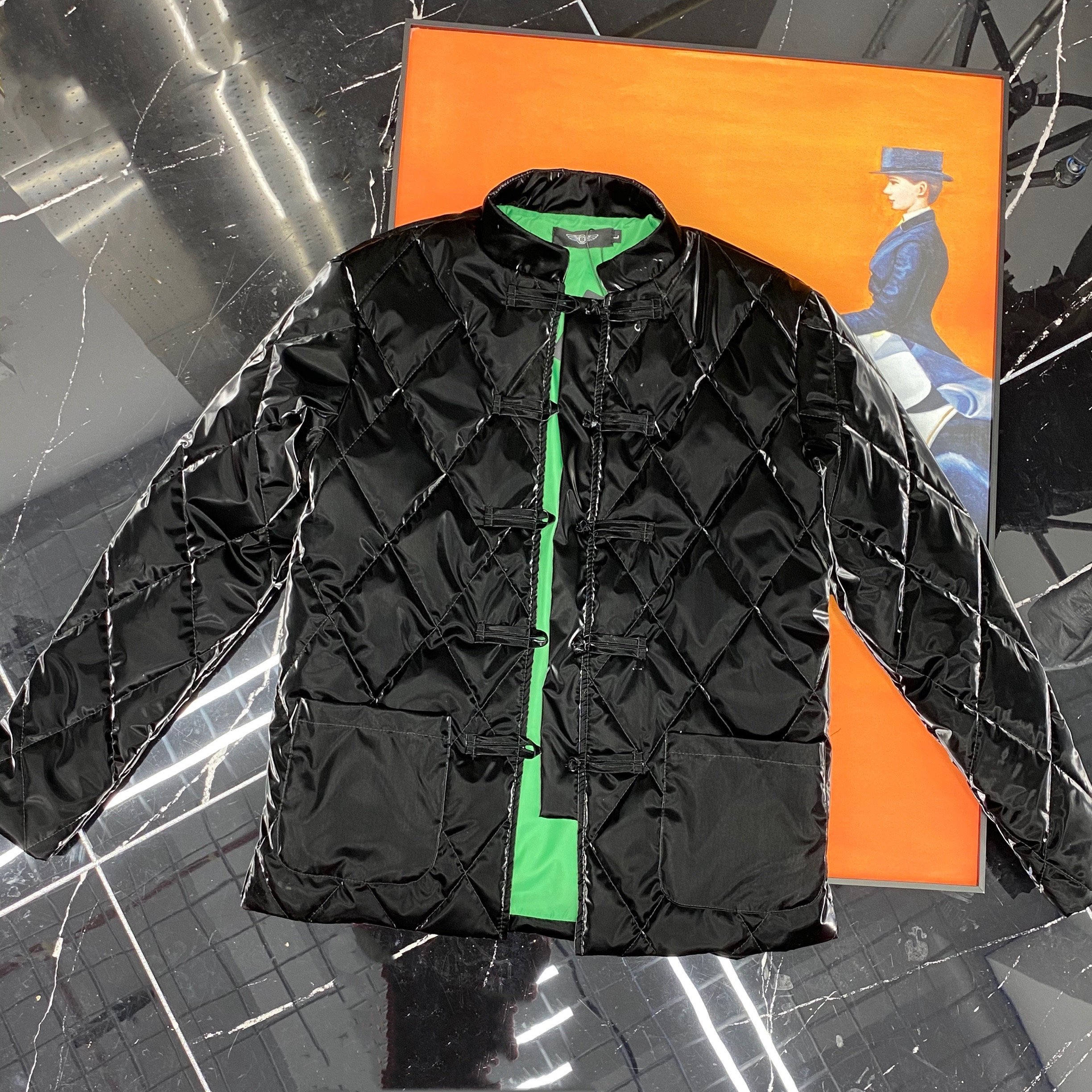 新中式唐装男士加厚盘扣棉服