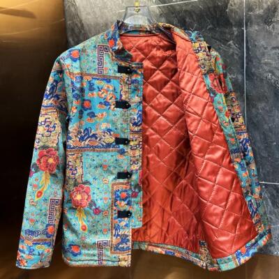 无品牌加棉秋冬唐装棉衣