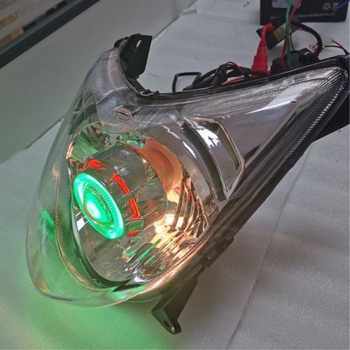 适用 本田迪奥NS125D/SDH125T-38大灯改装 天使眼恶魔眼透镜总成