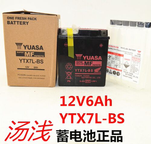 新感觉摩托车250-28电瓶 R9蓄电池 原装干电瓶 免维护 YTX7L-BS
