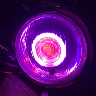韩国晓星GV250轻骑大韩GV300S 650大灯改装LED透镜天使恶魔眼总成