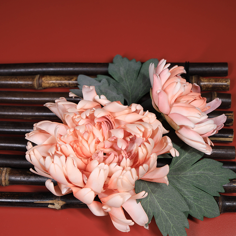 thumbnail for Fu Xiaofei high-fidelity peony flower hairpin, Hanfu cheongsam, pan hair headdress, antique hair ornament, daily and versatile