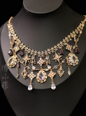 傅小菲锆石铸铜流苏异域