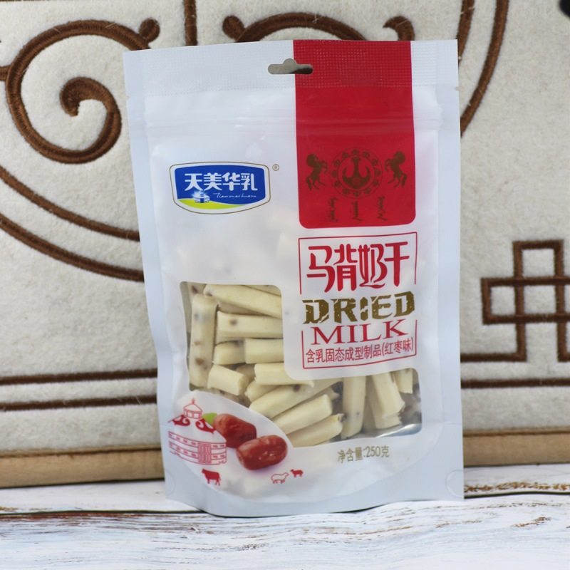 天美华乳奶制品乳酪奶球美食内蒙古奶酪奶条奶豆腐红枣味奶干250g,咖啡/麦片/冲饮,再制奶酪,淘宝优惠券,粉丝福利购,淘宝优惠卷