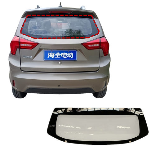 适配海全H600Q7 i7 F7百友游佳电动汽车后挡风玻璃后门窗玻璃