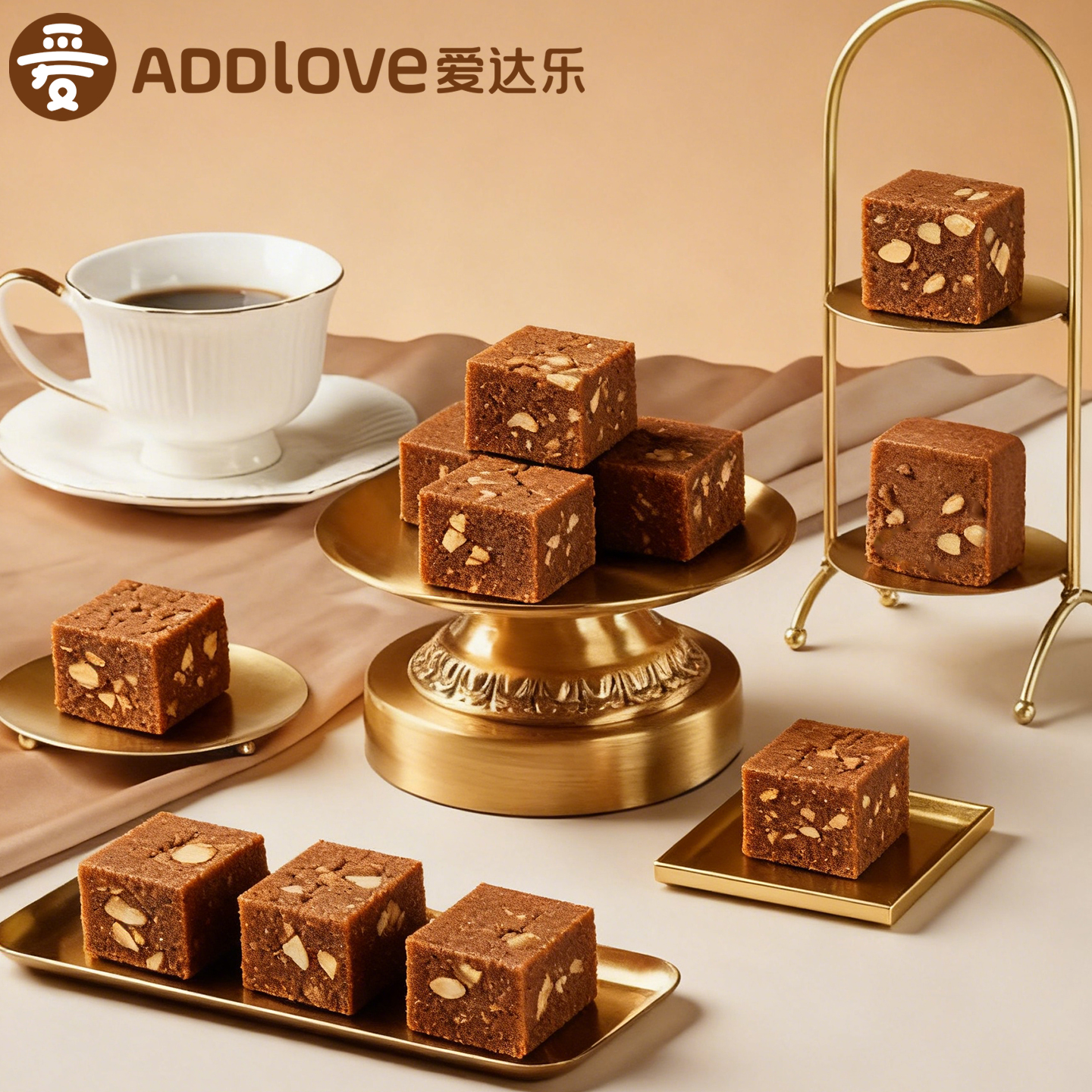 爱达乐巴旦木坚果酥饼干零食小吃