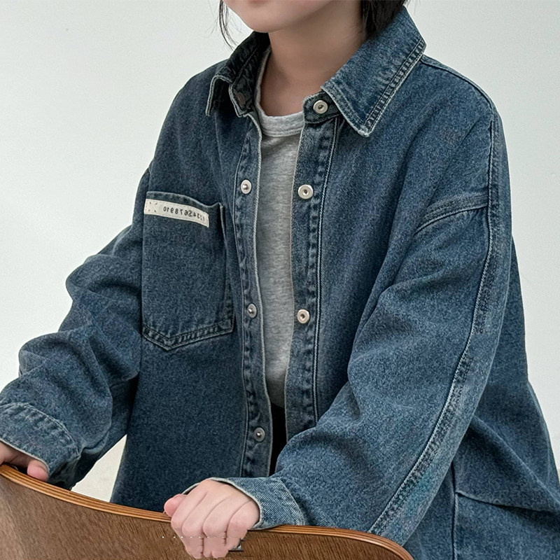 男女童牛仔衬衫2025秋装新款儿童洋气时髦长袖衬衣中大童百搭上衣,童装/婴儿装/亲子装,儿童牛仔衬衫,淘宝优惠券,粉丝福利购,淘宝优惠卷