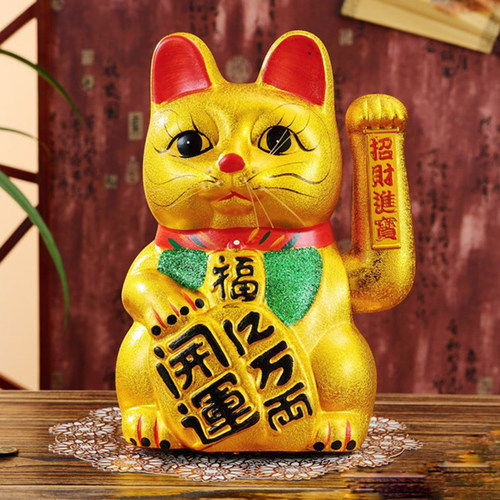 招财猫摆件开业摇手插电开运7-17