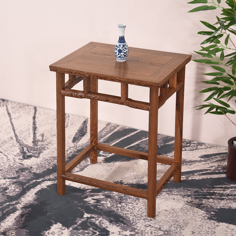 红木家具 鸡翅木小茶几 仿古中式实木小方桌原木复古沙发边几角几_虎窝淘