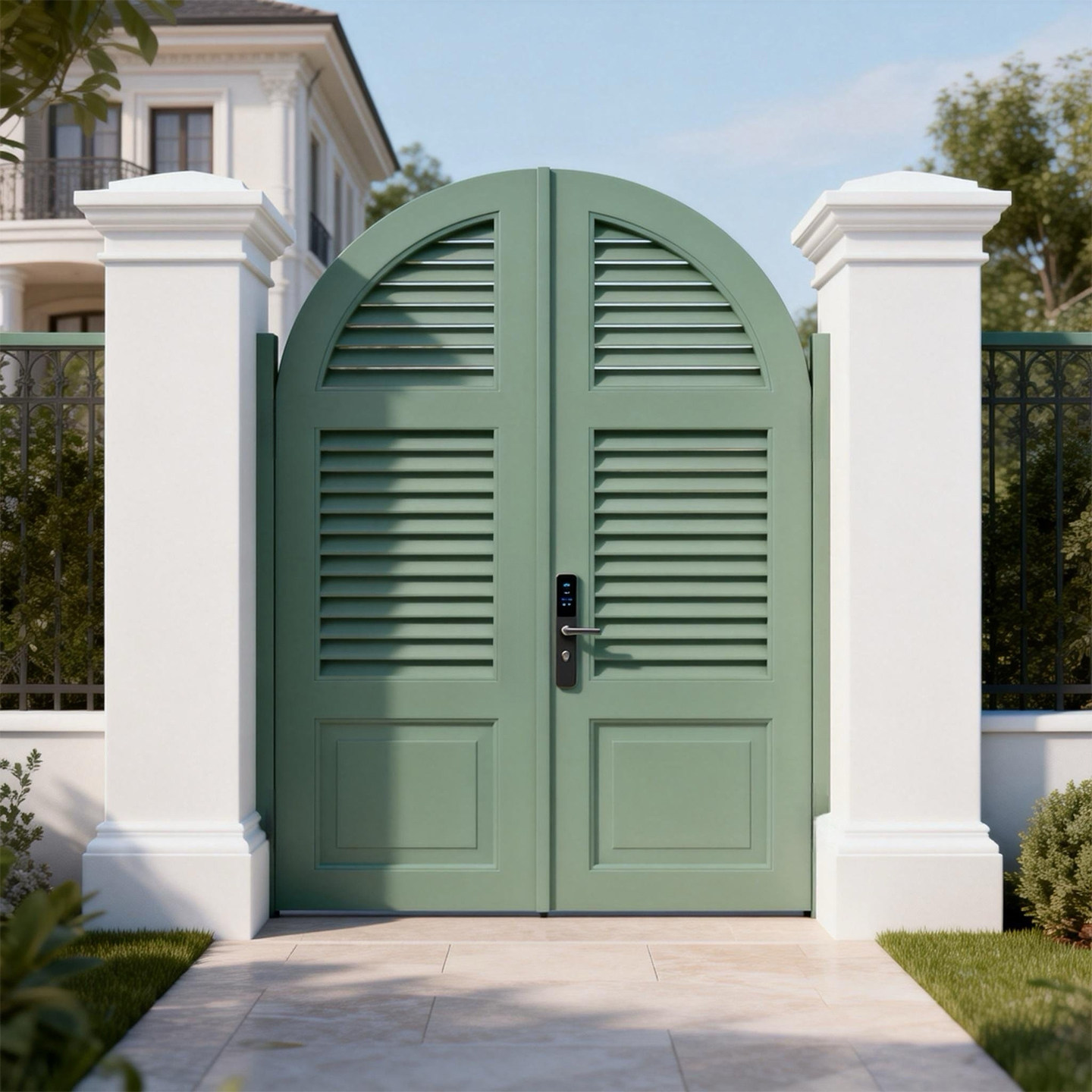 铝合金别墅花园门铁艺庭院大门法式小区户外小区民宿乡村院子门,全屋定制,庭院门,淘宝优惠券,粉丝福利购,淘宝优惠卷