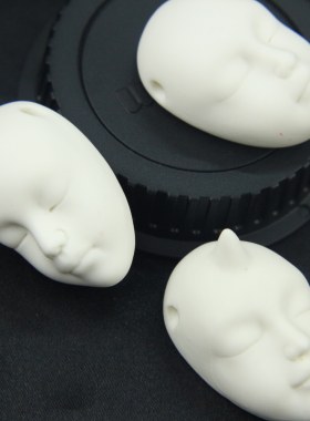 陶瓷独角兽项链小众吊坠饰品材料