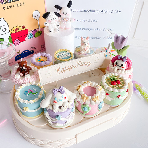 儿童节转转甜品台蛋糕自动