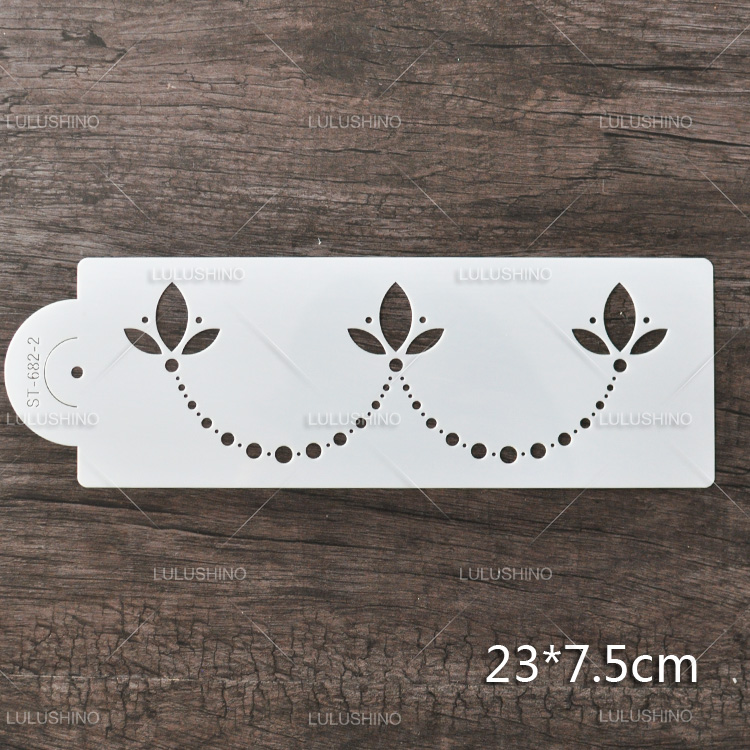 Designer Stencils翻糖模具 糖霜镂空造型模板/喷花 ST-682-2