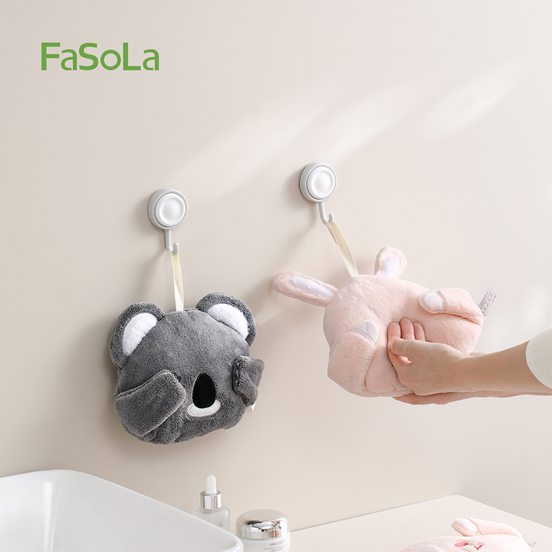 FASOLA卡通可爱擦手球吸水不掉毛