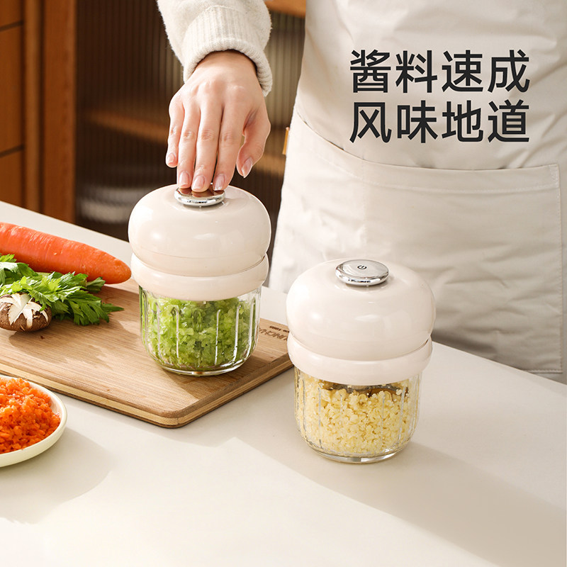 FASOLA家用电动小型宝宝辅食机多功能捣蒜泥神器搅拌碎肉料理机