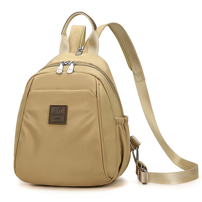 PINK新款多用双肩包女士牛津布百搭户外登山旅游通勤小型背包斜挎