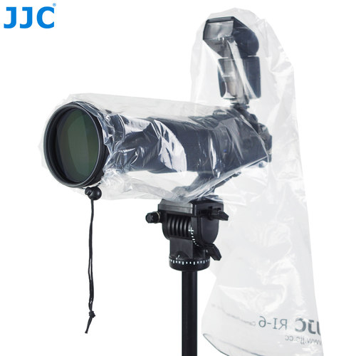 jjc相机摄影透明防雨罩单反长焦