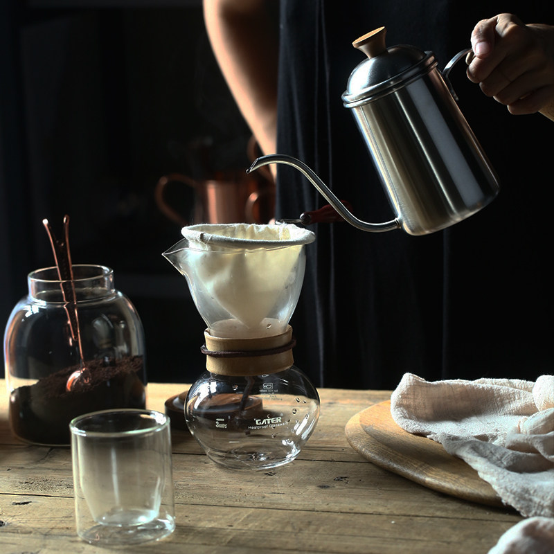 Gourmet Kitchen Flannel coffee Stainless steel Strainer filter paper High temperature resistance Glass Trickling potin the Tableware , Coffee , Coffee pot  category - from Buy2taobao.com to provide professional Taobao agent buy service