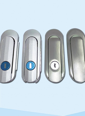 衣柜橱柜门304不锈钢AB403-1-2旋转执手锁带钥匙箱柜门平面锁工电