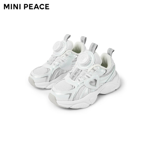 【专柜同款】MINIPEACE太平鸟童装女童BOA免系带运动老爹鞋休闲鞋