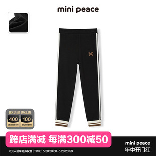 子 春秋儿童裤 女童运动打底裤 minipeace太平鸟童装