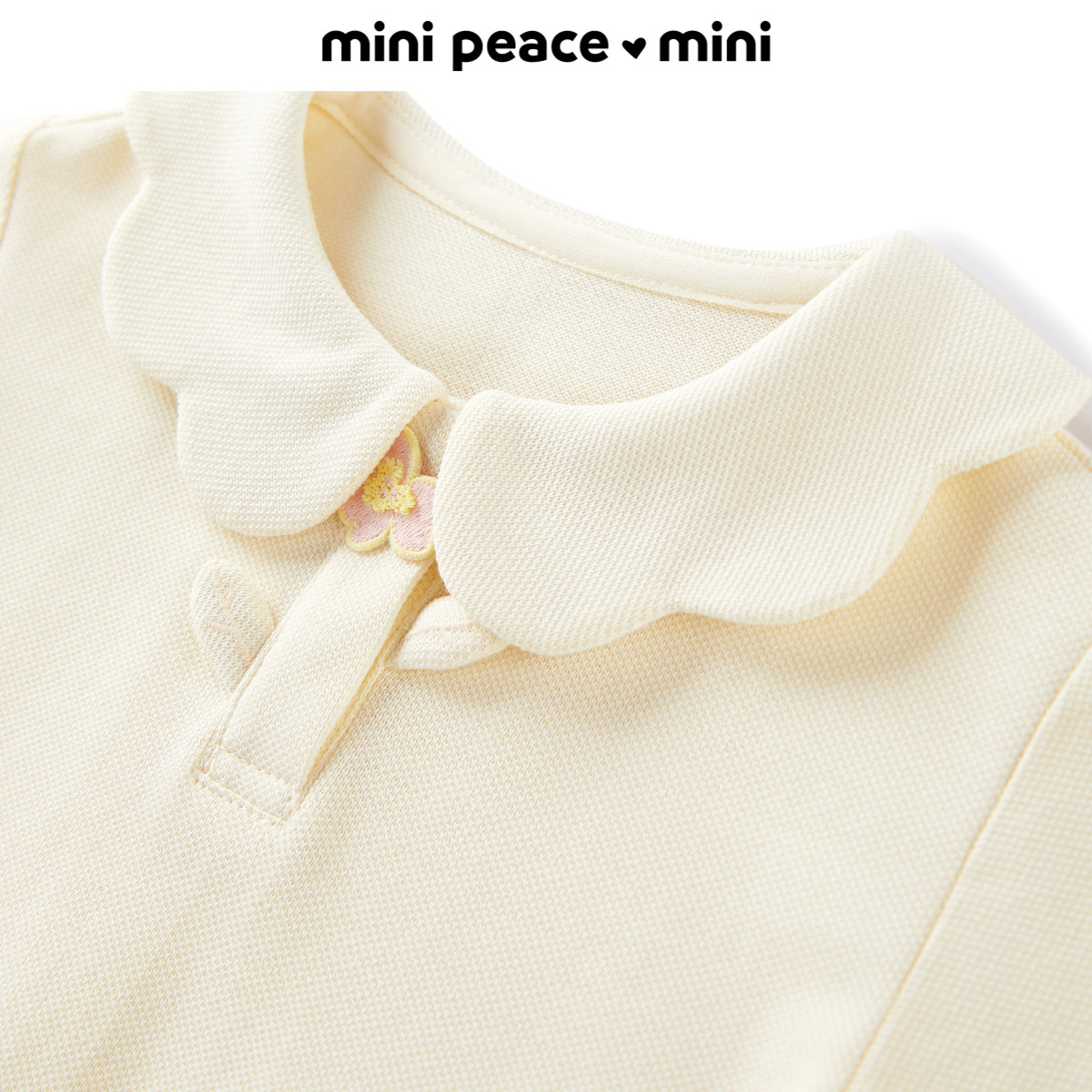 【时尚系列】MINIPEACE太平鸟童装幼童连衣裙春季女宝宝polo纱裙