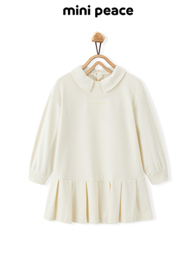 【专柜同款活力系列】MINIPEACE太平鸟童装女童polo裙子秋连衣裙