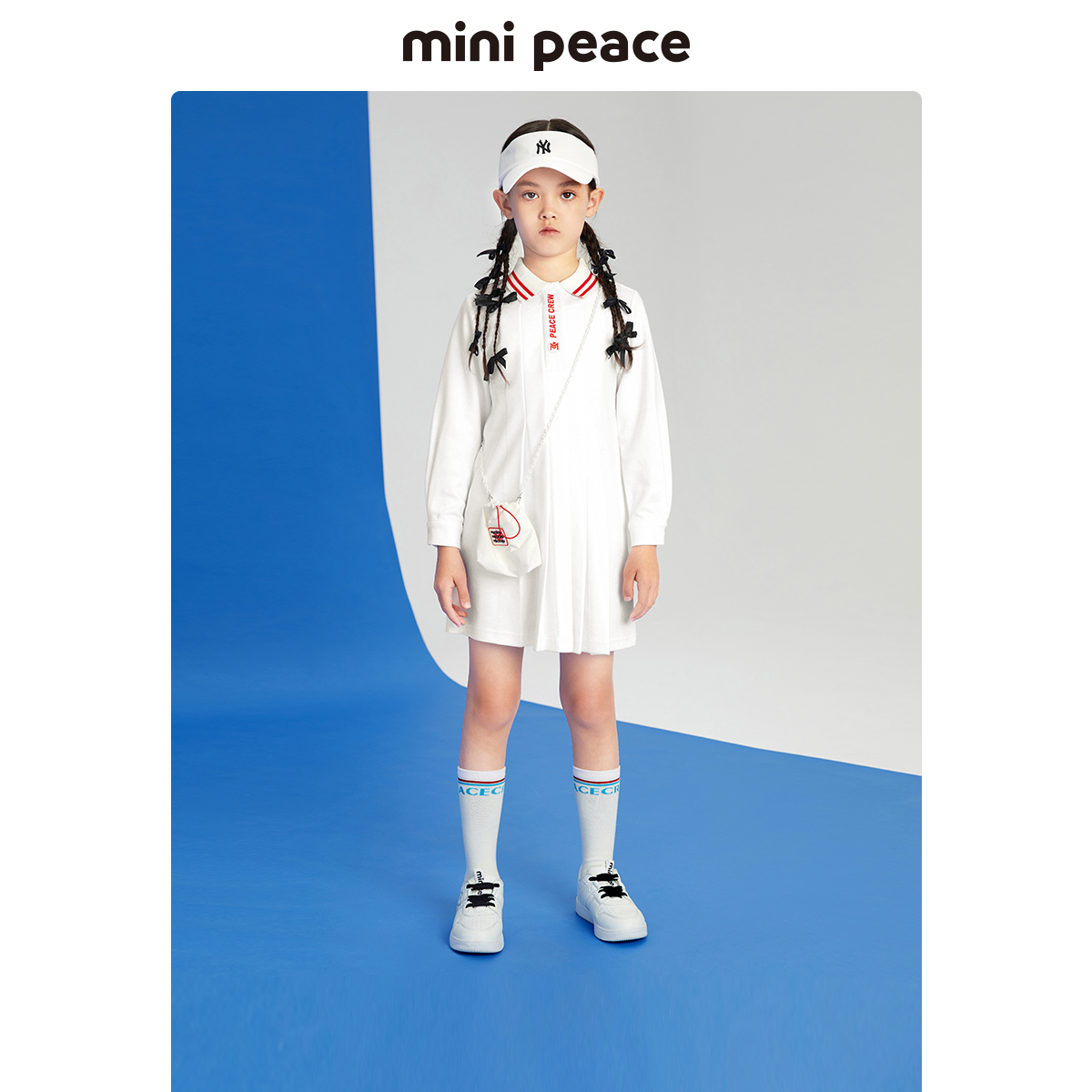 【CHAO系列】MINIPEACE太平鸟儿童裙子洋气春季新款女童连衣裙