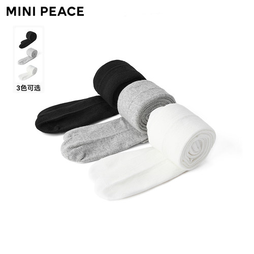 MINIPEACE太平鸟童装秋冬女童袜子儿童连裤袜打底裤三色可选