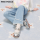 女童喇叭裤 中大童裤 春季 儿童牛仔裤 子 新款 MINIPEACE太平鸟童装