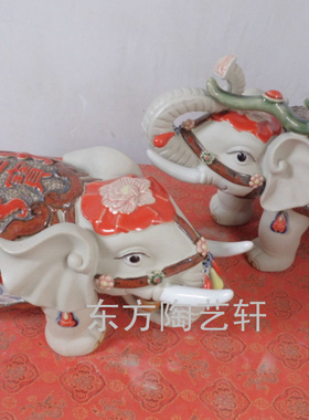 陶瓷工艺品石湾公仔客厅创意摆件