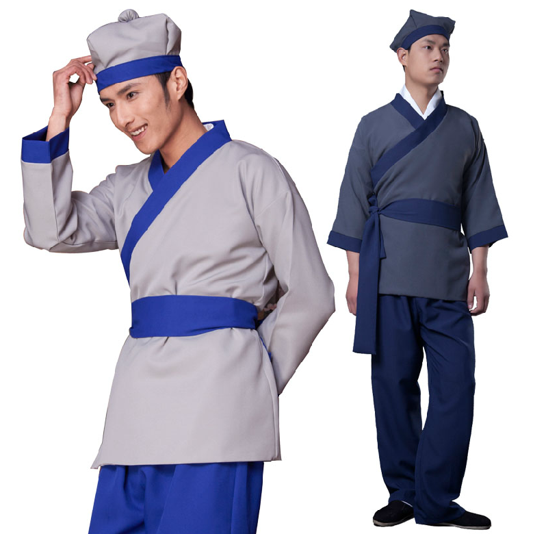 古装牛郎织女杂技舞台传统汉服