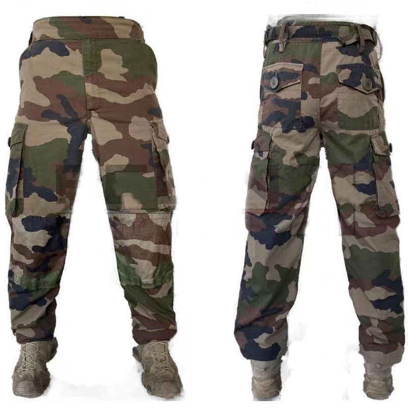 法军公发空军特种伞兵突击部队CPA丛林作战训练战术裤工装裤 兜多