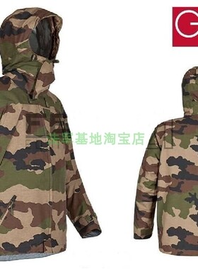 法军公发F3意大利grassi户外丛林goretex冲锋衣GTX防水防风雨轻薄