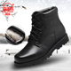 保暖加绒棉皮鞋 3513巡洋舰羊毛靴男皮毛一体棉鞋 冬季 真皮雪地战靴