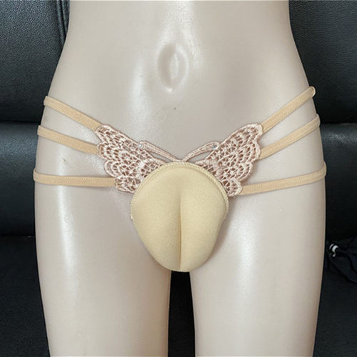 CD变装隐藏jj内裤男伪娘丁字裤