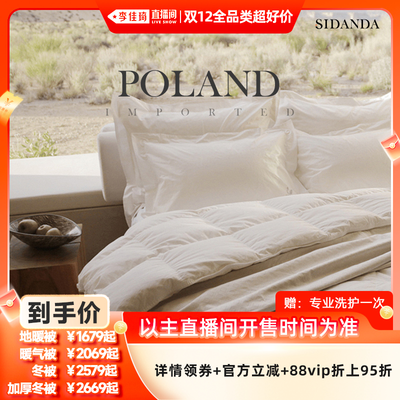 SIDANDA波兰95白鹅绒被羽绒被