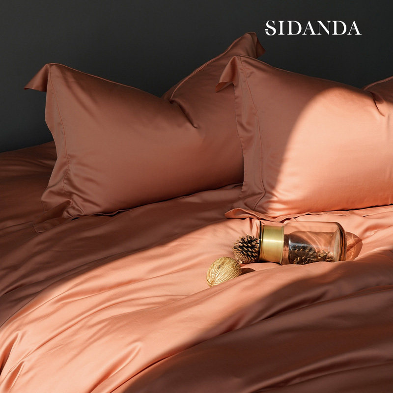 SIDANDA奥地利兰精天丝磨毛四件套秋冬纯色简约床单被套丝滑亲肤,床上用品,床品套件/四件套/多件套,淘宝优惠券,粉丝福利购,淘宝优惠卷