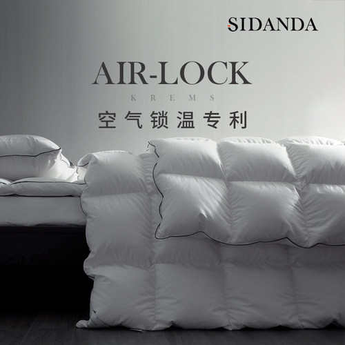 SIDANDA专利保暖波兰95白鹅绒被