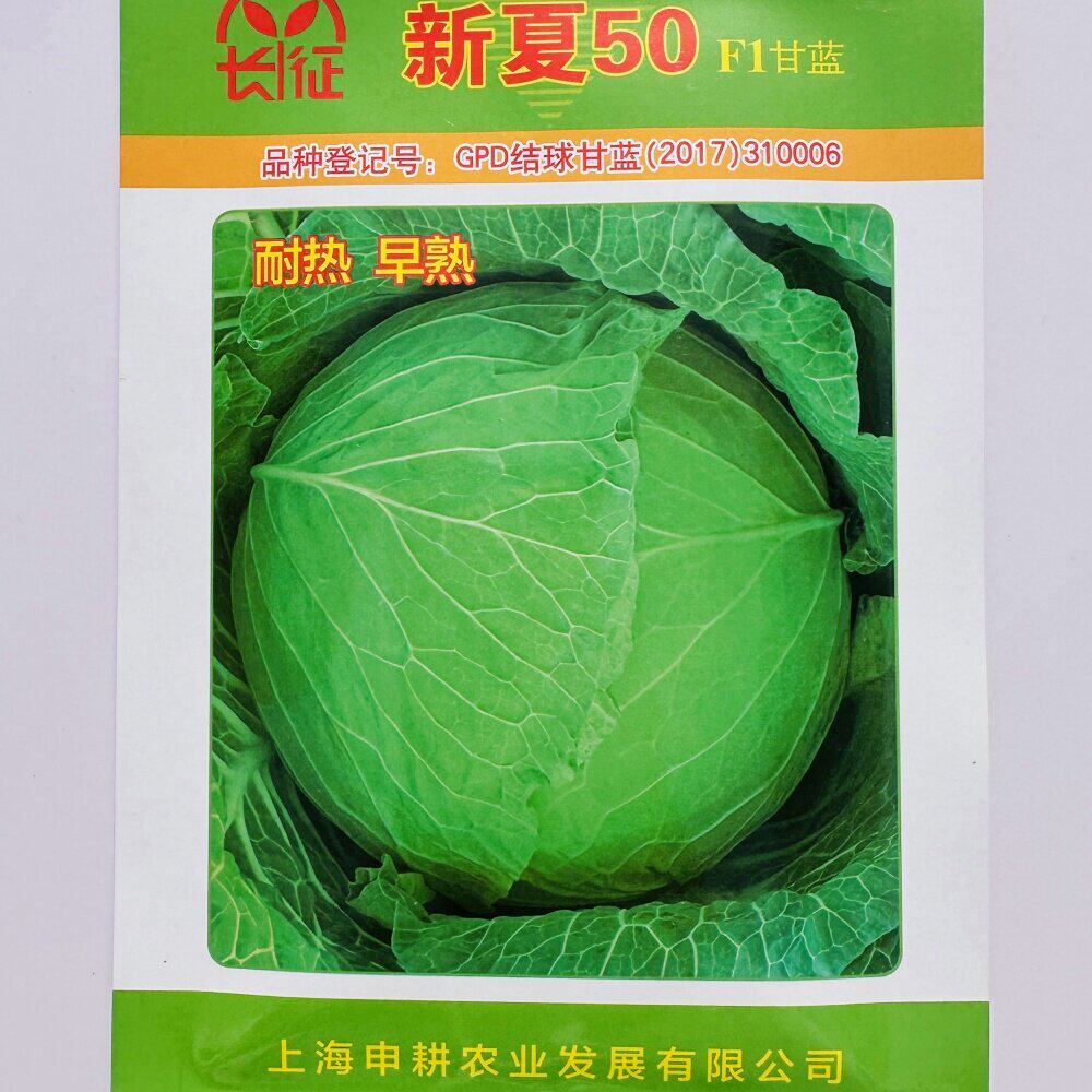 新夏50F1甘蓝种子杂交一