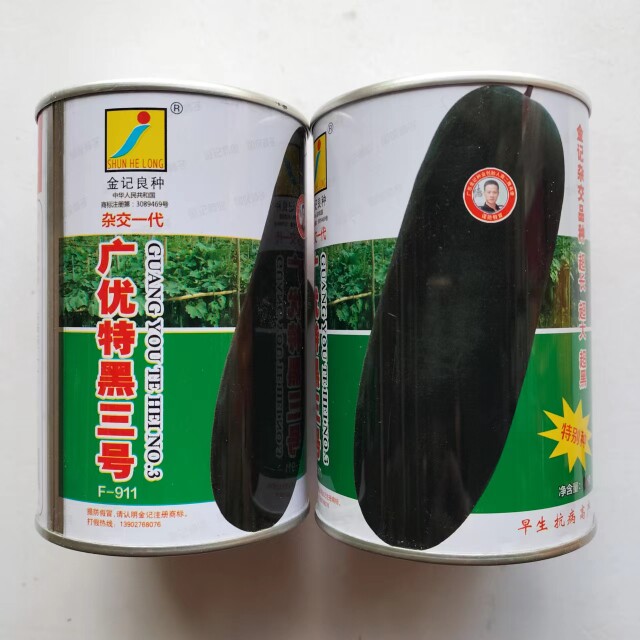 广优特黑三号杂交黑皮冬瓜种子特大实心炮弹型巨型高产基地春秋