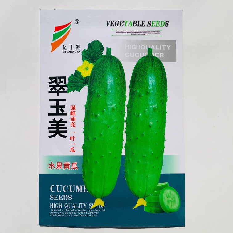 翠玉美四季播种水果黄瓜高产小黄瓜基地大田地载阳台黄瓜种子籽
