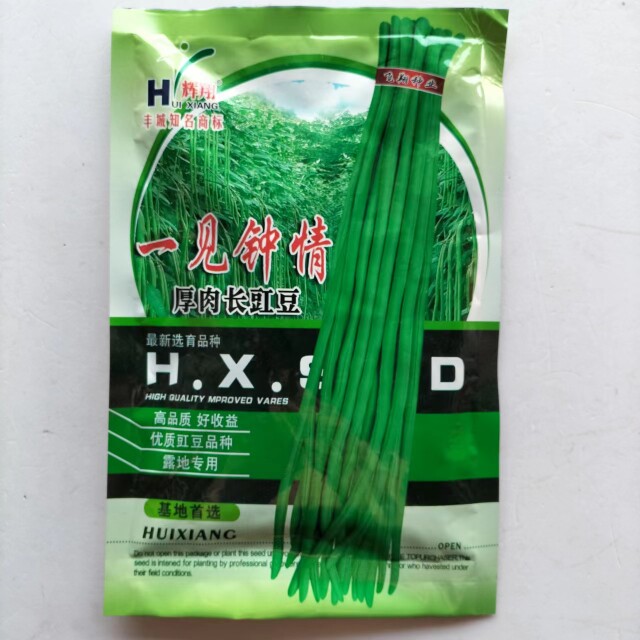 一见钟情厚肉长豇豆种子四季播种中熟高产抗病强庭院大田用种包邮