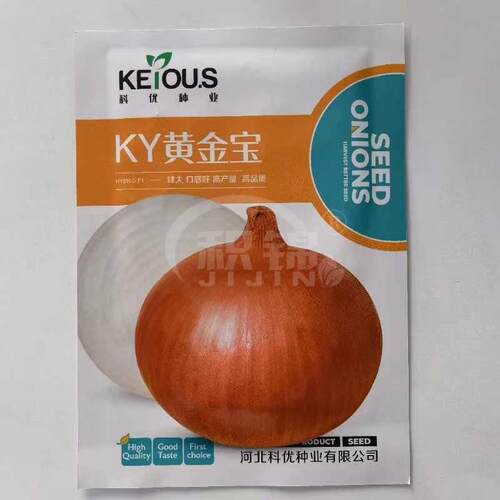 KY黄金宝洋葱种子早熟黄皮洋葱种子甘甜微辣品质好商品性佳耐贮存